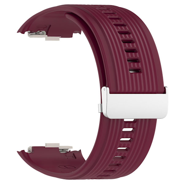 Huawei Watch D:n korvaava ranneke, säädettävä silikoninen kellohihna (FMY) Wine Red