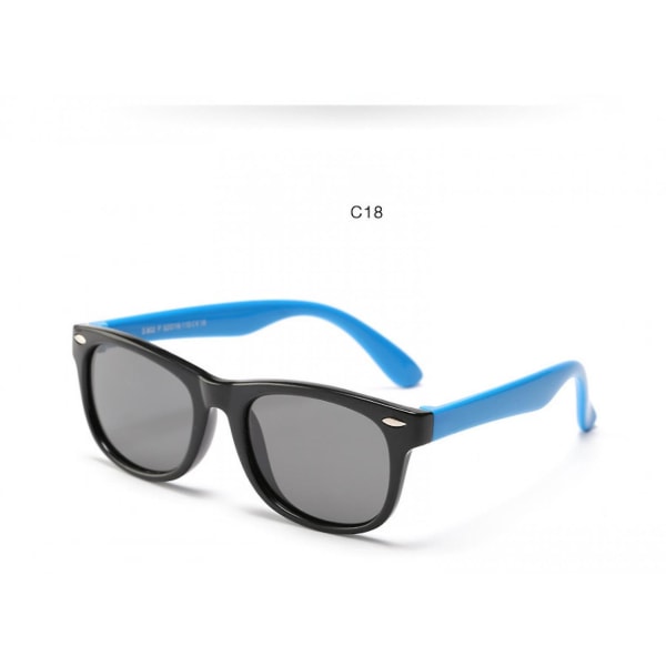 Fashion UV-beskyttelse polariserede solbriller Børnesolbriller ------c18 (FMY)