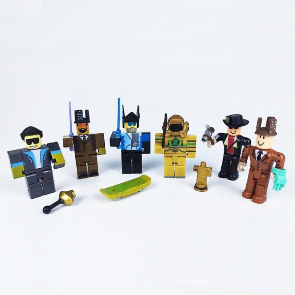 Roblox Byggeklodser Dukker Sæt Saml Actionfigurer Legetøj Søde Spil Læring Legetøj Til Børns Fødselsdagsgaver  (FMY) D no box