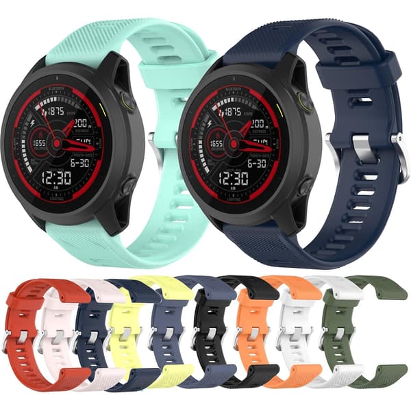 Silikon Urrem For Garmin Forerunner 745 (FMY) White