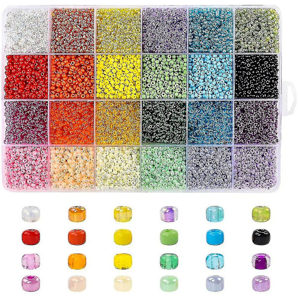 Aakkoskirjainhelmisetti lasihelmillä korujen valmistukseen ja askarteluun (FMY) 5000PCS 4MM