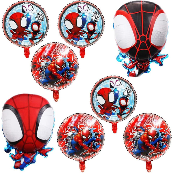 Spidey ja Hämmästyttävät Ystävät Folioballoonit, Spideyn Syntymäpäiväjuhlan Balloonikoristeet (FMY)