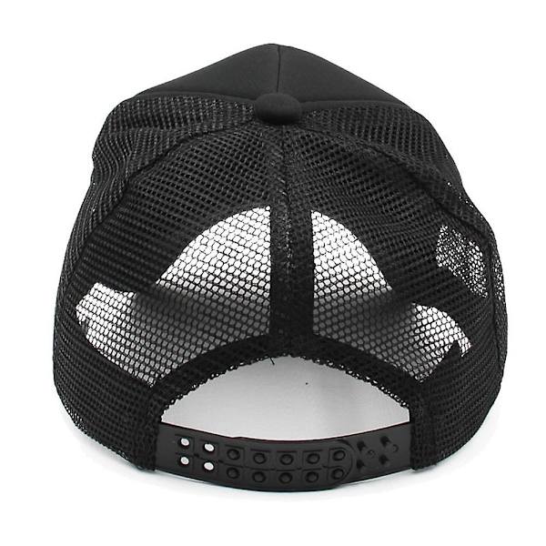 Barn Pojkar Flickor Batman Mesh Baseball Cap Sommar Andningsbar Snapback Kepsar Justerbar Sport Solhatt  (FMY) Black White