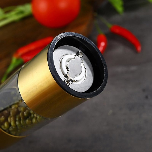 Pippurimyllyvempaimet Pippuri- ja suolamylly Valkosipulin jauhaminen Maustemylly BBQ-tarvikkeet, C (FMY) Rose gold