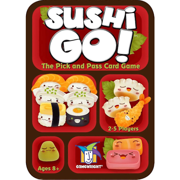 Kroeger Sushi Go! - Kortspelet med plocka och skicka, stärker sannolikhet, strategiskt tänkande. (FMY)