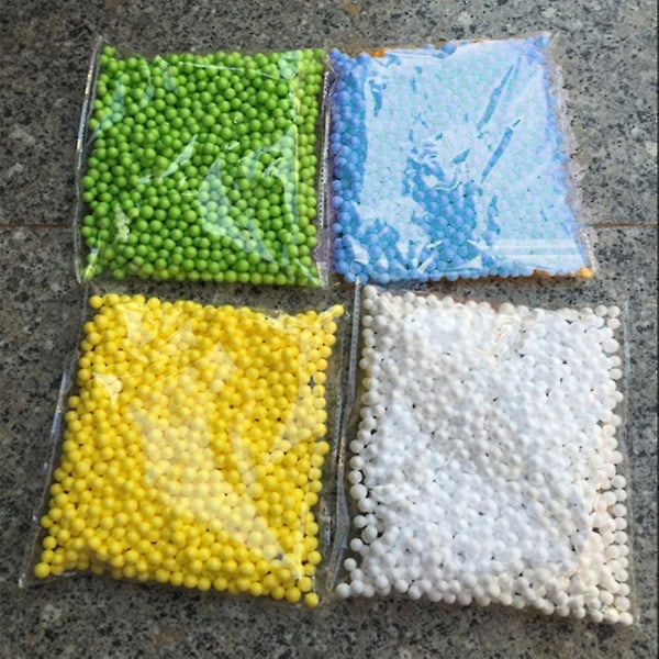 Polystyren Styrofoam Gaveeske Filler Skum Gjør-det-selv Miniperler Multicolor Balls Decor (FMY)