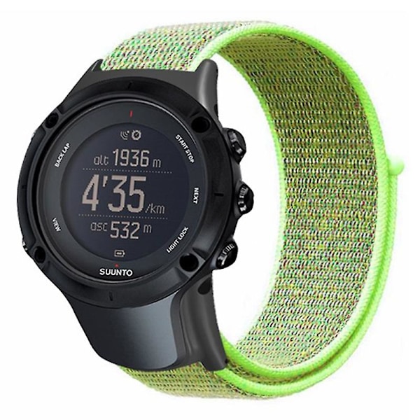 Suunto Ambit3/Ambit3 Peak -kellohihna Nylon Sport Loop - Seashell White (FMY) Light yellow Suunto Ambit 3