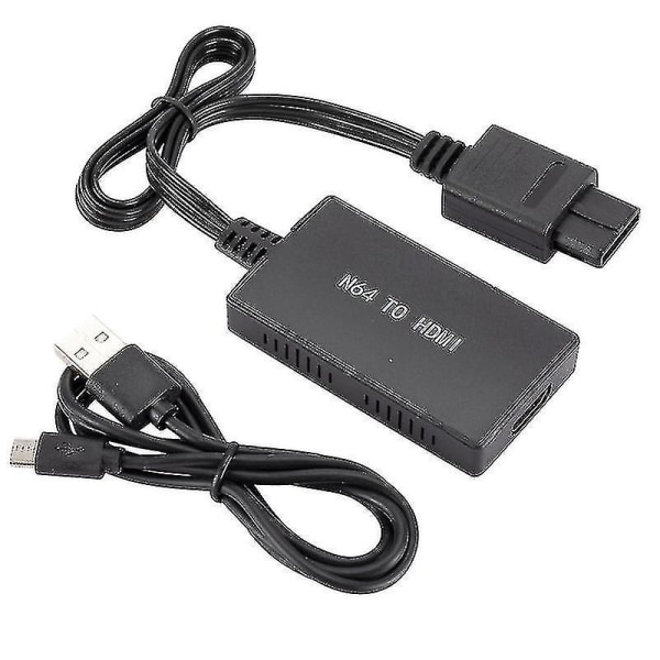 N64 til HDMI-omformeradapter Hd-koblingskabel N64 til en ny HDMI-TV Plug And Play For N64 Super Snes (FMY)