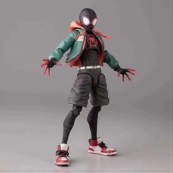 Håndlaget Across the Universe Miles Morales Actionfigur Dekorasjoner Barn Leke (FMY) Spider-Man