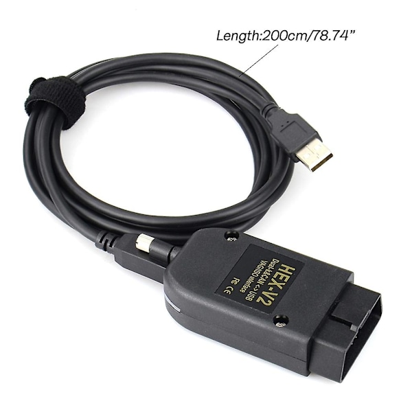 Flerspråkig Vcds Hex X2 22.3 Hex Can Usb-gränssnitt V2 Atmega162+16v8+ft232rq  (FMY) Russian