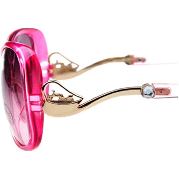 Aveki Vintage Cat's Eye Solglasögon för kvinnor 100 % UV-skydd Klassisk retrodesignerstil, rosa (FMY)