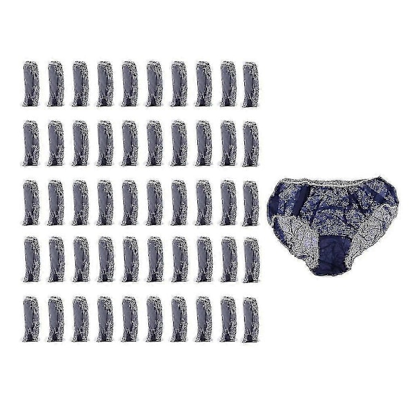 50x Engangsunderbukser Engangsundertøj Engangstrusser Engangs (FMY) Blue