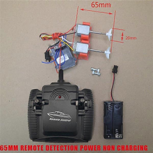 RC Båd Model Båd Kits Aksel+Socket+Motor+Propel+Controller+Receiver Kit Fk (FMY) 65mm