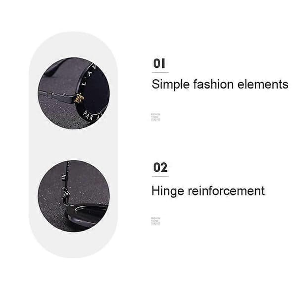 Dame Vintage Runde Stel Gradient Solbriller (FMY)