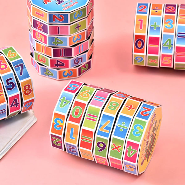 Math Leksak Pussel Matematisk Operation Toy 3d Magic Cube Toy Brain Developmental Puzzle Game For Primärbarn (FMY)