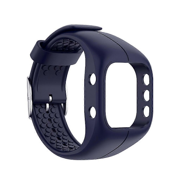 Pehmeä silikoninen ranneke, korvaava linkkiranneke Polar A300 -kelloon (FMY) Dark blue