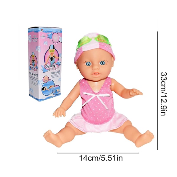 Simdocka - Interaktiv simdocka babydocka med simfunktion (FMY) B