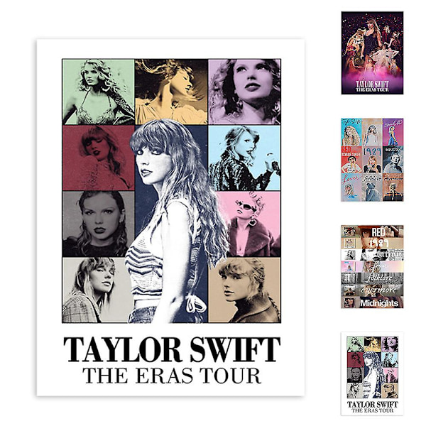 Taylor Swift The Eras Tour 1989 Album Poster Print Heminredning Väggkonst Dekorationer Fans Gåvor  (FMY) B