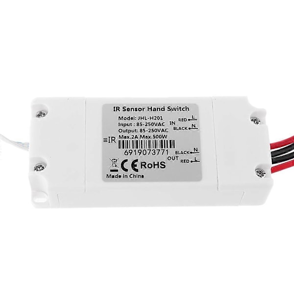 Belysning PIR Sensor Switch Belysning Infraröd på/av Rörelsesensor för Garderob (FMY)