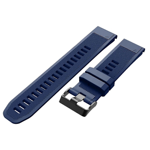 Garmin Fenix 5 Justerbar Silikone Sportsrem med Sort Spænde (FMY) Dark blue Garmin Fenix 5