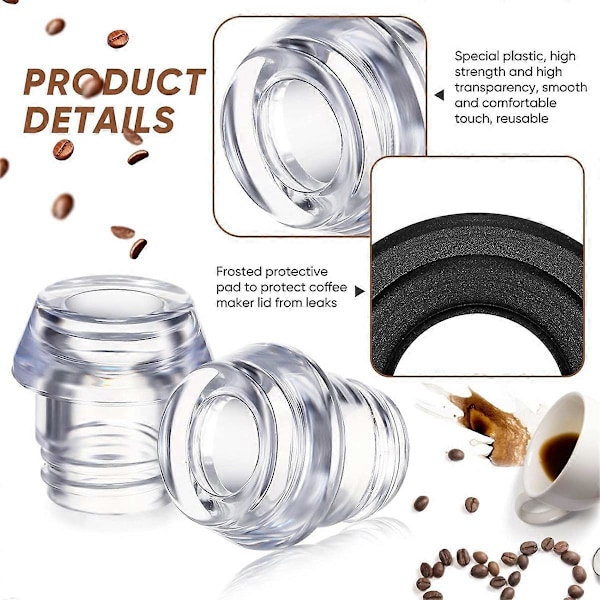 2 Sett Percolator Deler Topp og Skivering for Farberware Yosemite Kaffeperkolatorer Erstatning Co (FMY)