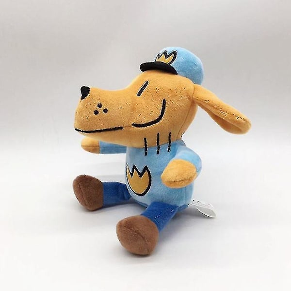 25cm Cartoon Anime Hundeman Plyschleksak Mjuk Petey Polischef Fylld Dockleksaker Samlarobjekt Leksaker Presenter (FMY)