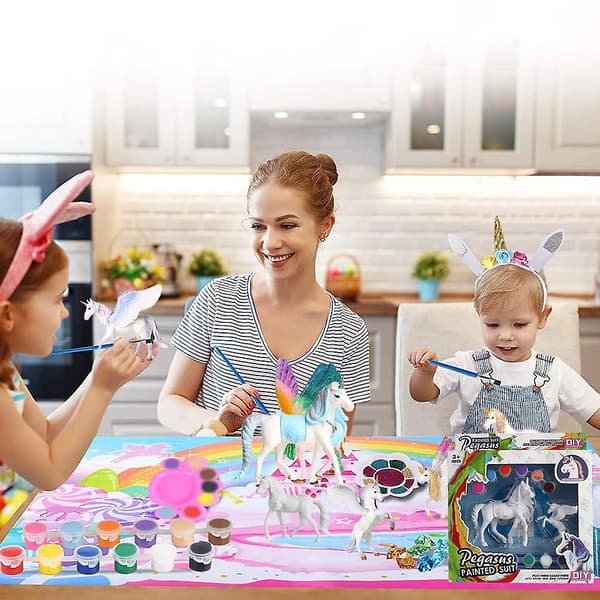 DIY-målningsset för flickor - Perfekt present till barn (FMY)