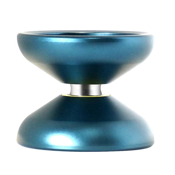 N12 Yoyo Uresponsiv Professionel Yoyo Aluminiumlegering Lang Tid Spindende Yoyo med Yoyo Strenge,B  (FMY) Blue