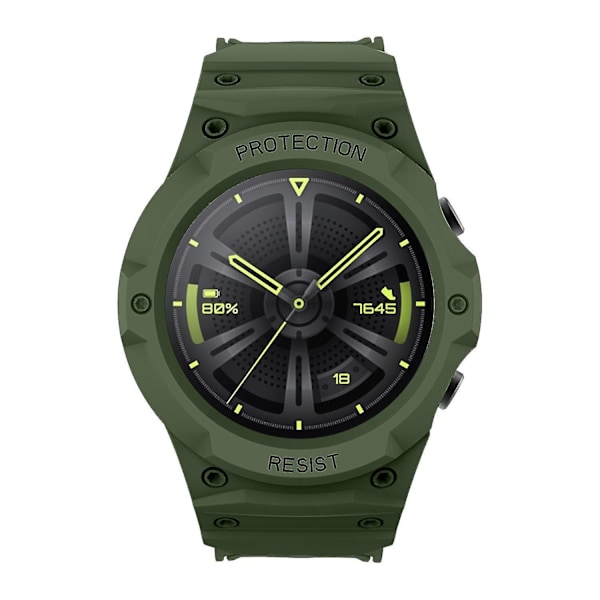 Armband för Huawei Watch GT 2 46mm/GT 3 46mm TPU Skyddsfodral Ersättningsarmband (FMY) Turquoise, Army Green Style C Huawei Watch GT 2 46mm