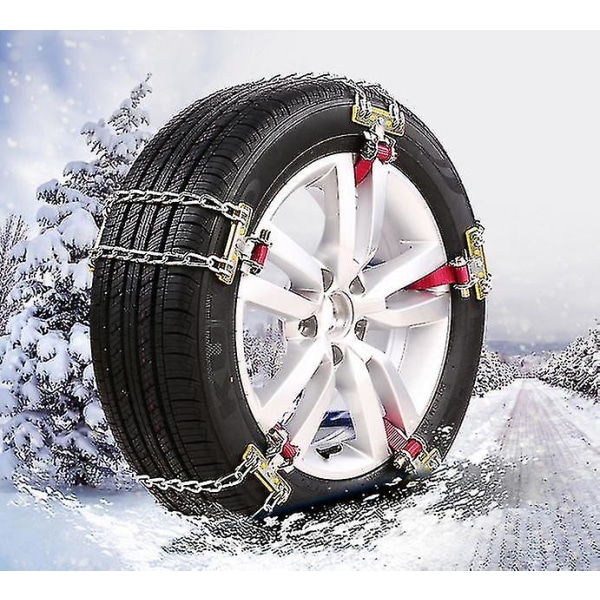 Ourdoot Emergency Wheel Dekk Snø Anti-skli kjeder for dekktilbehør til biler