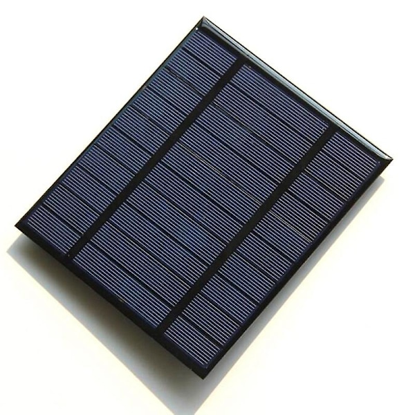 5W 5V aurinkopaneelikäyttöinen tuuletin, mini kannettava tuuletusjäähdytystuuletin 4-tuumainen USB kannettava tuuletin Ca (FMY) black