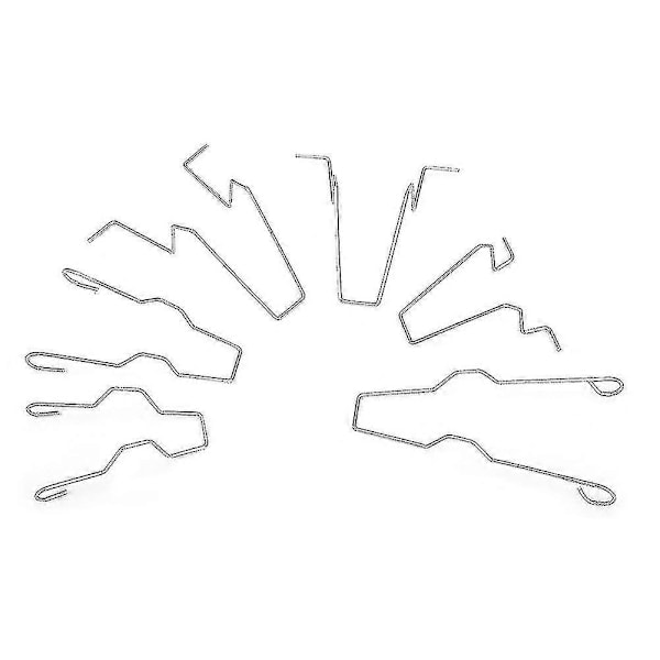 6-pack Stål Strålkastar Lågbalk Glödlampa Monteringsfjäderklämma För H1/h3/h4/h7 (FMY)