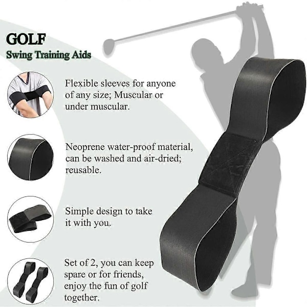 Golf Swing Träningshjälp Armband Tränare för Golf Nybörjare