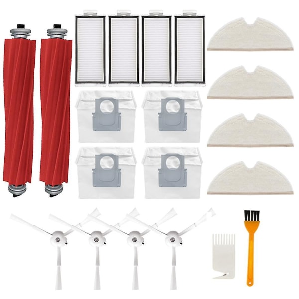 Ersättningskompatibel Roborock Q7 Max/q7 Max+/t8 Robotdammsugartillbehör Huvudsidoborste Hepa Filter Mopp Rag Parts (FMY)