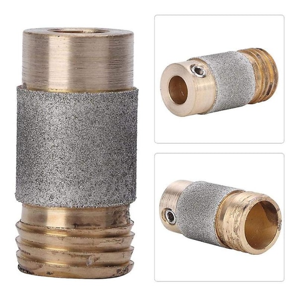 MCBL58 Diamantslipsten Keramisk Glasslipmedel Mini Bärbar för Diamantglasslip för Stenkant Slipning  (FMY) Silver Gold