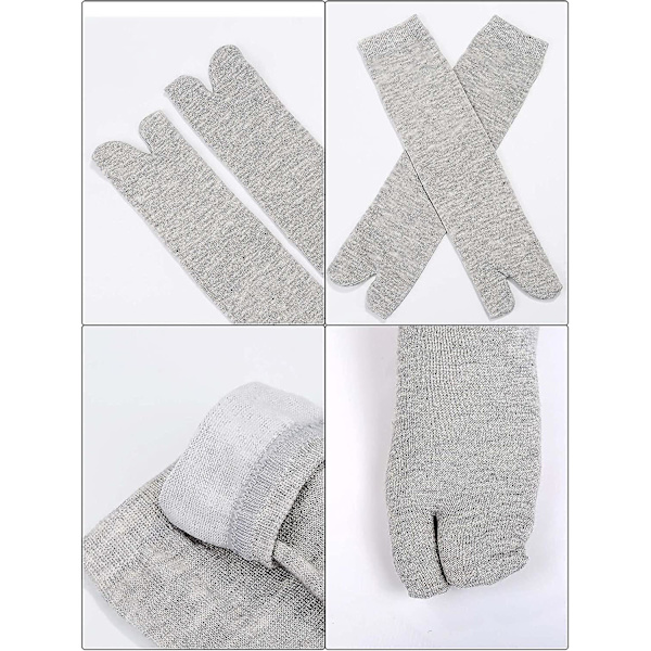 6 Par Unisex Tabi Flip Flop Strumpor Geta Strumpor Bomullsdelade Tåstrumpor (FMY)