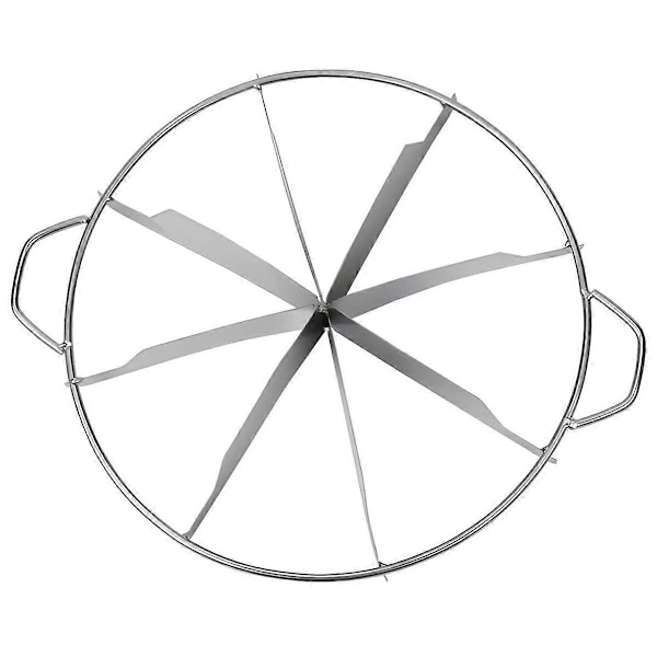 Pajeringskniv i Rostfritt Stål, 8-Slicers, Skapar Perfekta Slicers (FMY) Silver
