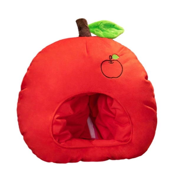 Röd Äpple Hatt Maskerad Huvudbonad för Semester Maskerad Scenföreställning (FMY)