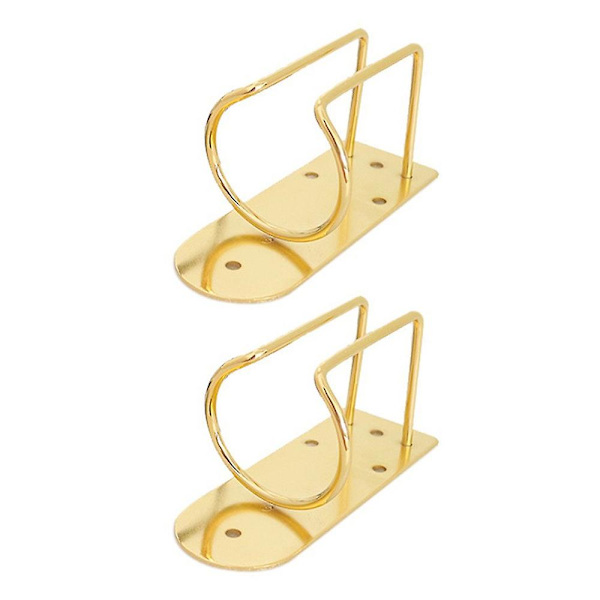 2-pack väggmonterad hållare för hårtrimmer, förvaringsställ för elektriska hårtrimmers för frisörverktyg (FMY) gold