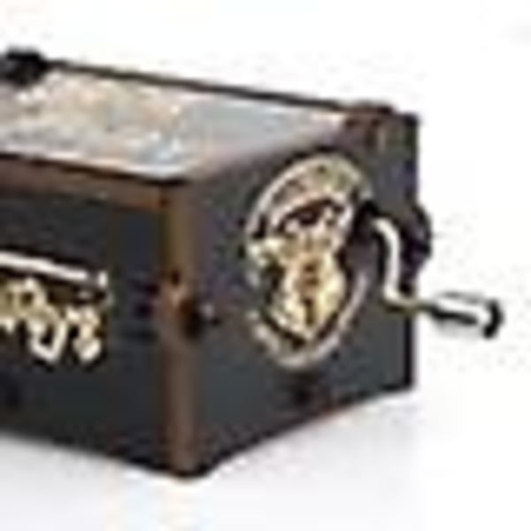 Harry Potter Musikbox Magisk Skola Handvev Musiklåda Leksak (FMY) black