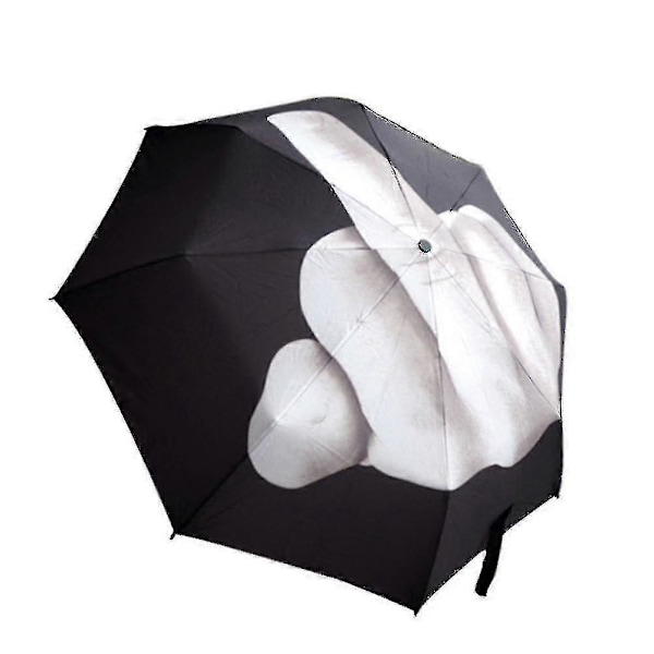 Nyt Sort Paraplydesign med Langfinger Cool Fashions Impact Paraply - Sjue (FMY)