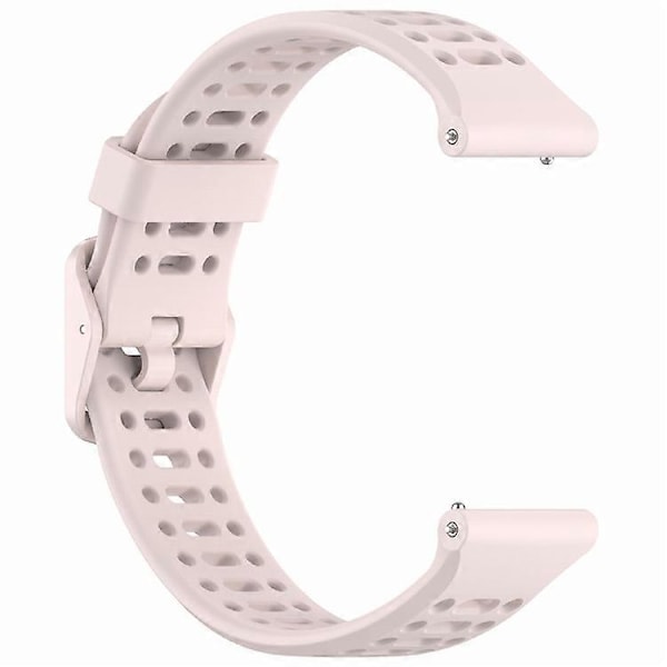 Kompatibel med Coros Pace 2 / Apex 2 / Apex 42mm Silikone Urrem Ensfarvet 20mm Urrem (FMY) LightPink