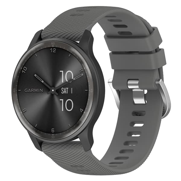 Silikoniranneke Garmin Forerunner 245 -kellolle (FMY) Dark Grey
