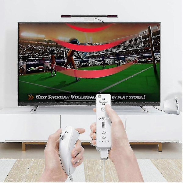 Ersättnings Infraröd Sensor Bar Kompatibel Med Wii Wii U Med Kabel (FMY)