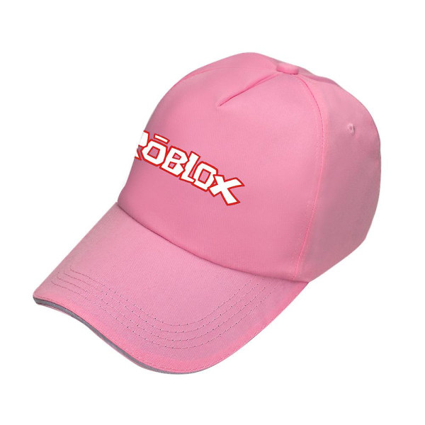 Roblox Game Baseball Cap Justerbar Snapback Mesh Solhat Hip Hop Hatte (FMY) Pink 4