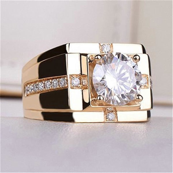 Valentinsdag Herresmykker, Dominerende Diamant, Dristigt Og Stilfuldt Valg Til Mænd På Valentinsdag (FMY) Multi-color C