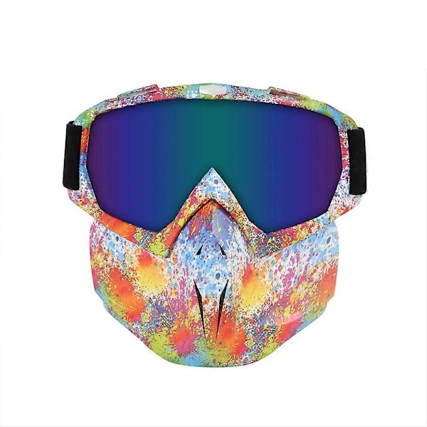Motorsykkelbriller skibriller skibriller SUV-briller (FMY) YJ634 smoke pattern color