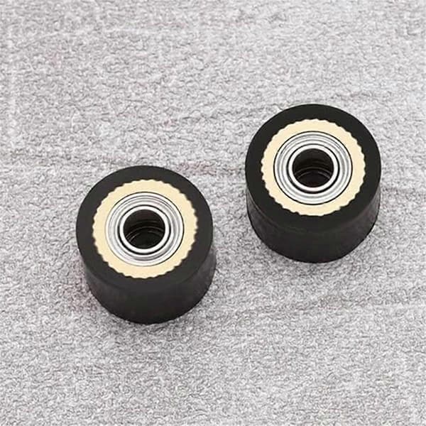 4 stk. Pinch Roller 4x10x14mm Plotter Cutter Roller Papirfremføringsrulle til Mimaki CG-serien Skæreplotter (FMY) Black