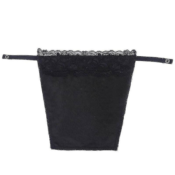 3 stk. Blondering Lace Clip-on Camisole Bra Insert Overlay Modesty Panel Mock Best (FMY)