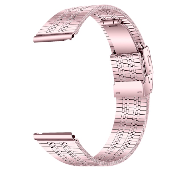 Erstatningsreim for Garmin Vivoactive 4 - Stilig 22 mm armbånd i rustfritt stål (FMY) Rose Pink